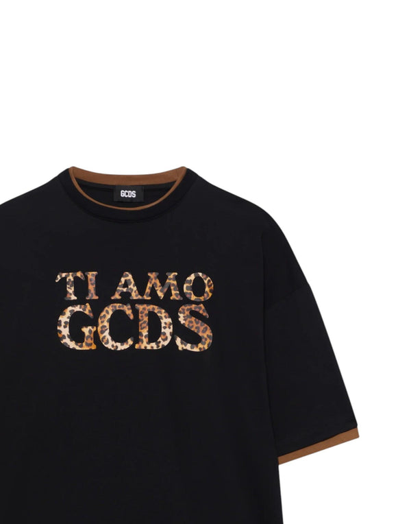 B2XW2325JF1 99 T-shirt logo B2XW2325JF1 99 GCDS 