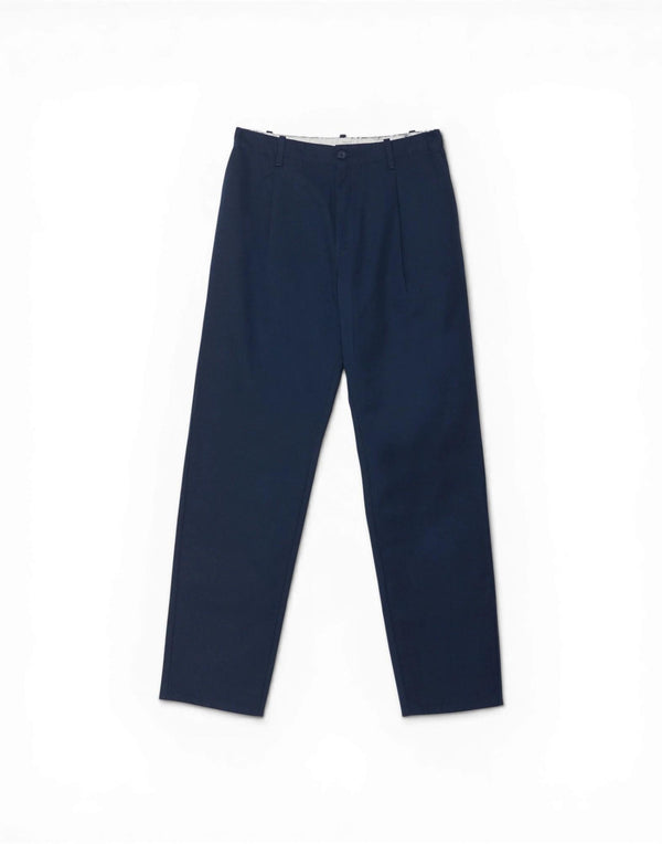 Universal Overall Tuck Tapered Bio Wash Pants Pantalone chino uomo navy