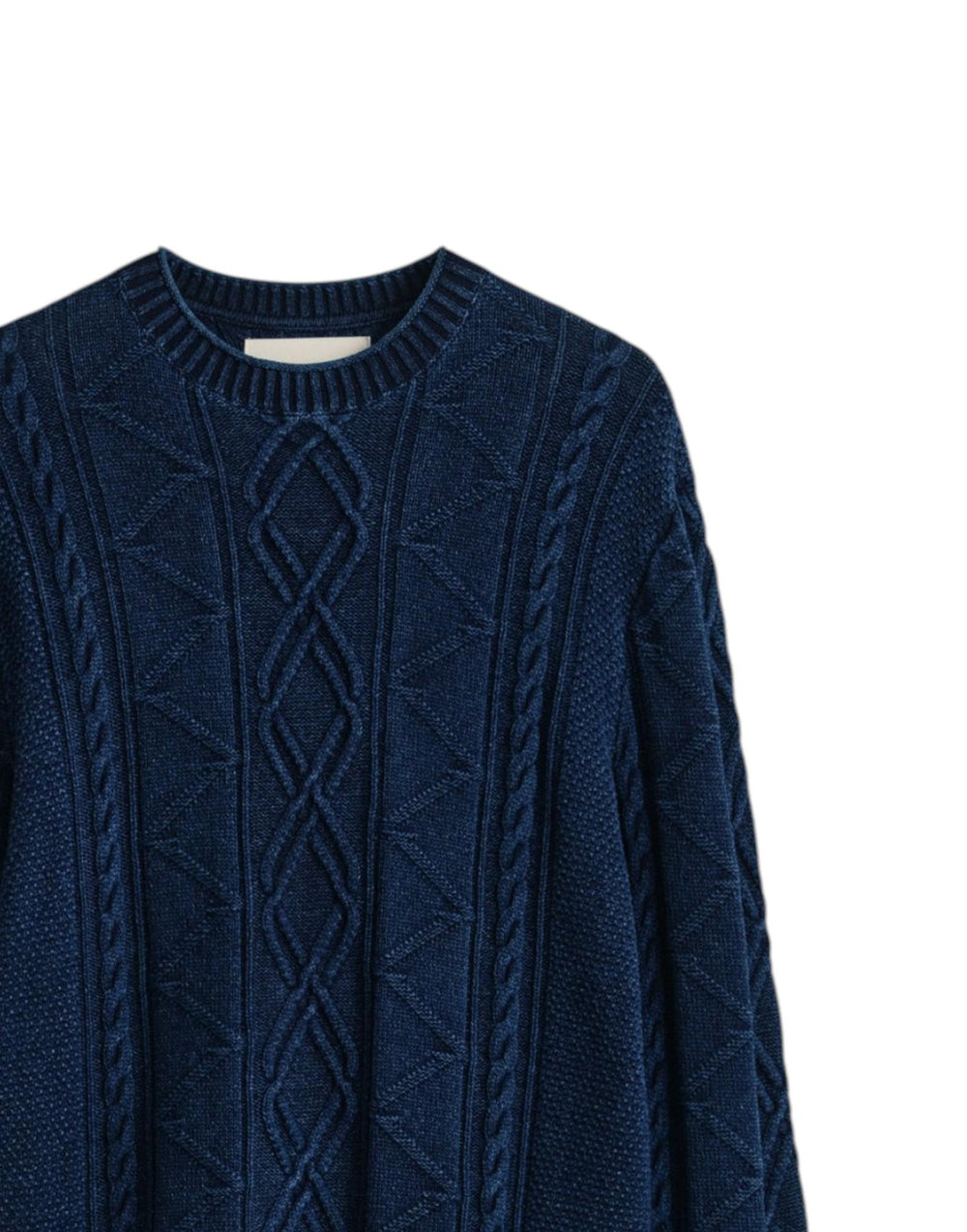 2601.8030279 432 Maglia a trecce Indigo 2601.8030279 432 Gant 