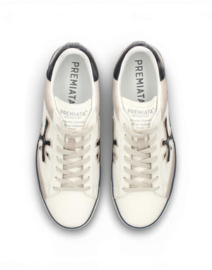 Premiata Steven 7285 Sneaker uomo bianco immagine 6