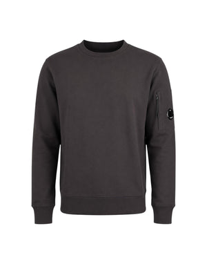 C.P. Company Sweatshirts Crew Neck Felpa girocollo uomo nero