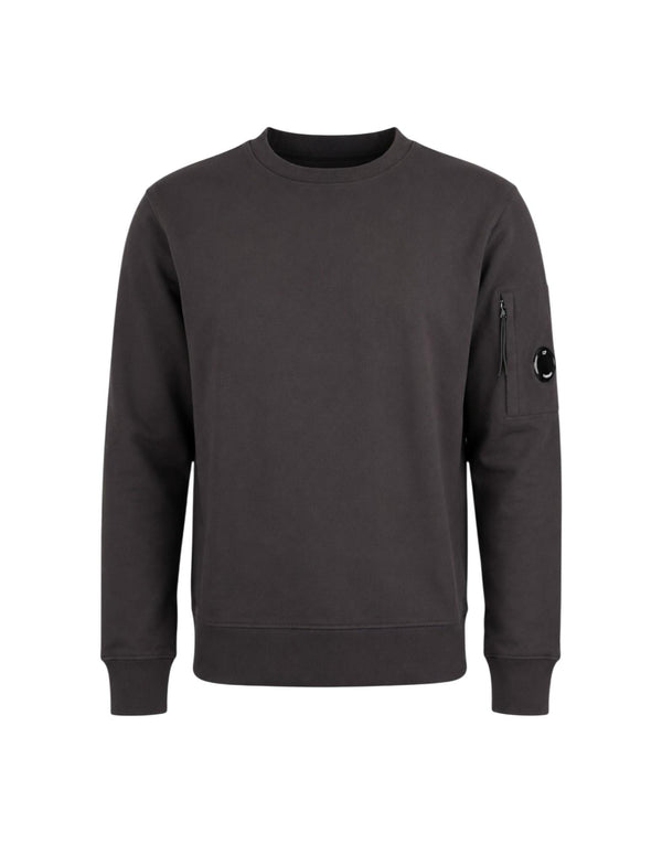 C.P. Company Sweatshirts Crew Neck Felpa girocollo uomo nero
