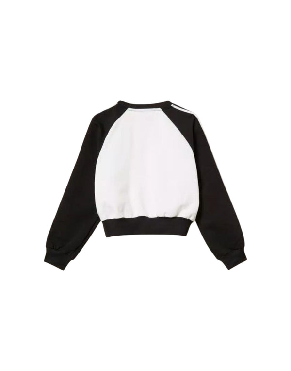 261GJ2230 02722 Felpa color block con righe 261GJ2230 02722 Twinset 