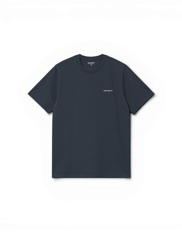 I030435 38LXX S/S Script Embroidery T-Shirt I030435 38LXX Carhartt Wip 