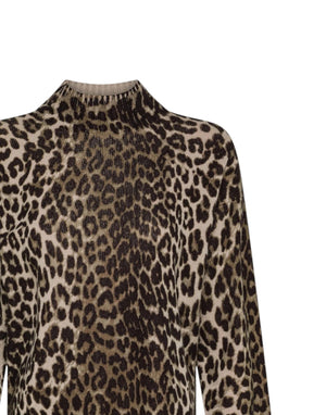 MT3947_900360 54 Lupetto in Animalier 100% Lana MT3947_900360 54 Seventy 