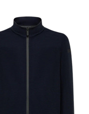 RRD Ottawa Full Zip Fleece Felpa con zip uomo blu immagine 2