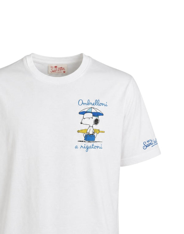 POT0001 00754L 00754L T-shirt Portofino Snoopy Rigatoni POT0001 00754L 00754L MC2 Saint Barth 
