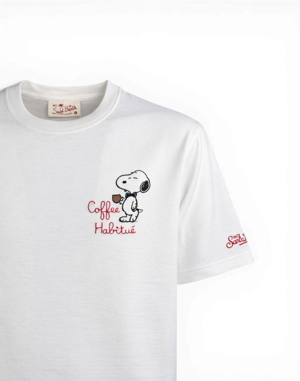 POT0001 01623L 01623L T-shirt Portofino Snoopy Coffee POT0001 01623L 01623L MC2 Saint Barth 