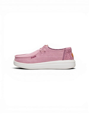Hey Dude Wendy Rise Chambray Grid Mocassino donna rose purple