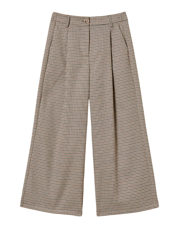 252GJ2104 12717 Pantaloni in Pied-de-Poule 252GJ2104 12717 Twinset 