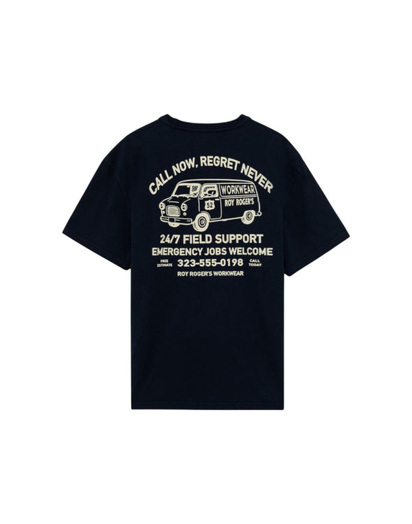 RRW017CR350569 C0048 T-shirt in jersey con stampa Call Now RRW017CR350569 C0048 Roy Roger's 