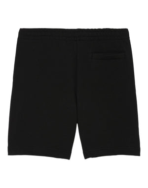 Lacoste Shorts in tessuto felpato regular fit Bermuda uomo nero immagine 2