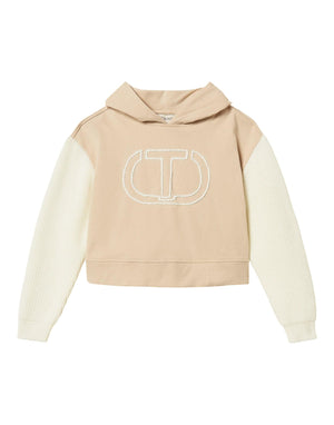 252GJ206A 12720 Felpa con Logo 252GJ206A 12720 Twinset 