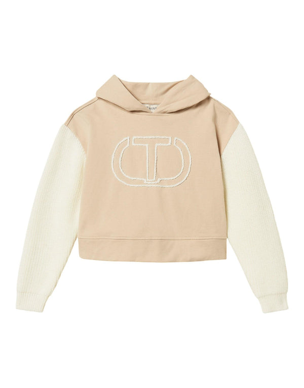 252GJ206A 12720 Felpa con Logo 252GJ206A 12720 Twinset 