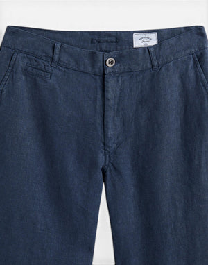 SS26.069 NAVY linen trousers SS26.069 NAVY Portuguese Flannel 