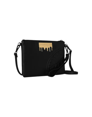 Sprayground Gold Brick Lux Crossbody 910B9044NSZ Pochette uomo nero immagine 3