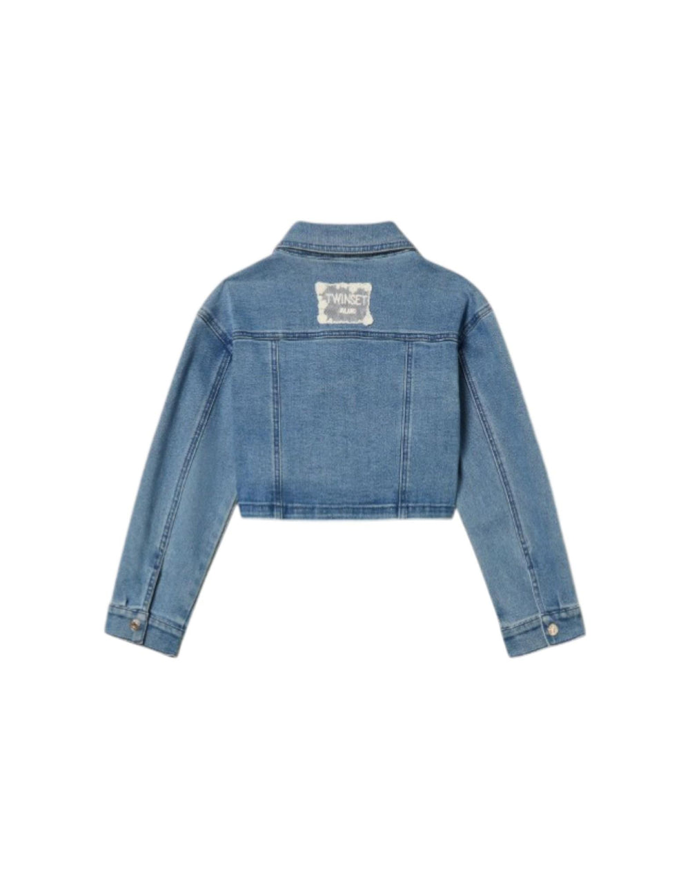 261GJ2080 03451 Giacca cropped in jeans 261GJ2080 03451 Twinset 