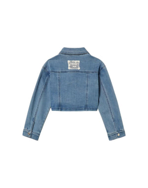 261GJ2080 03451 Giacca cropped in jeans 261GJ2080 03451 Twinset 