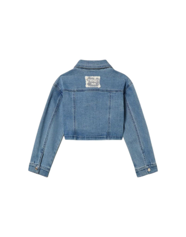 261GJ2080 03451 Giacca cropped in jeans 261GJ2080 03451 Twinset 