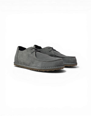 1030035 GRAY utti lace n basalt gray suede leather n- 1030035 GRAY Birkenstock 