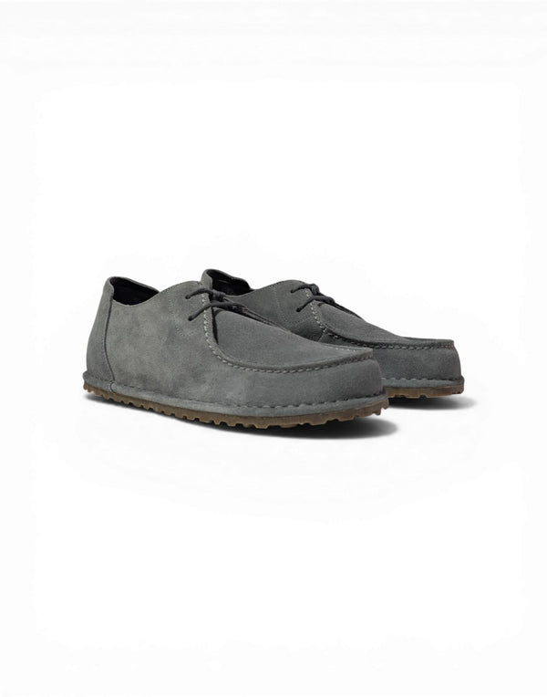 1030035 GRAY utti lace n basalt gray suede leather n- 1030035 GRAY Birkenstock 