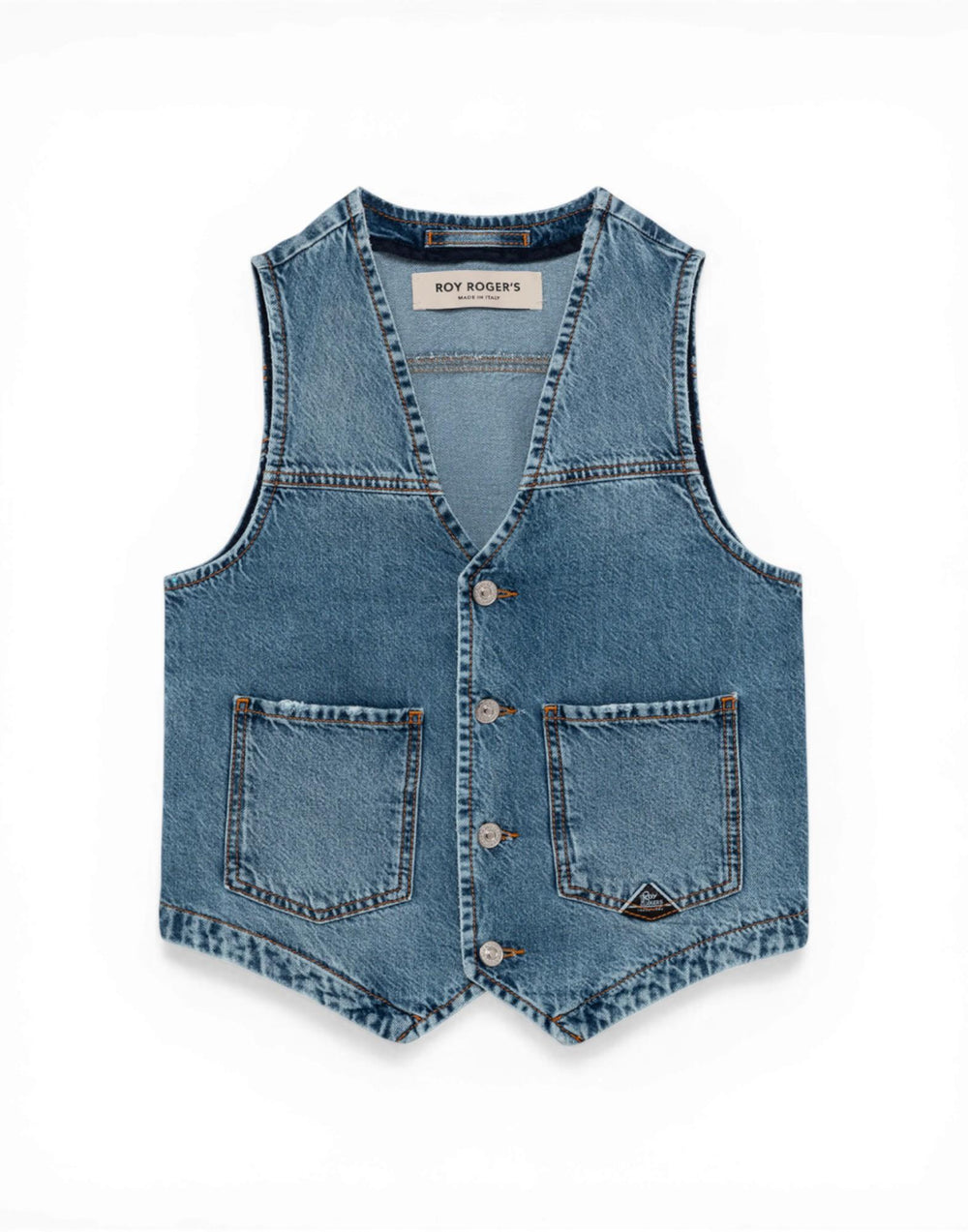 RND225CR531987 C0999 Gilet in denim RND225CR531987 C0999 Roy Roger's 