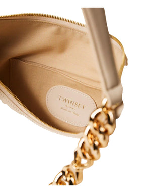 999TB7011 13161 Borsa 'Liliane' media in pelle 999TB7011 13161 Twinset 