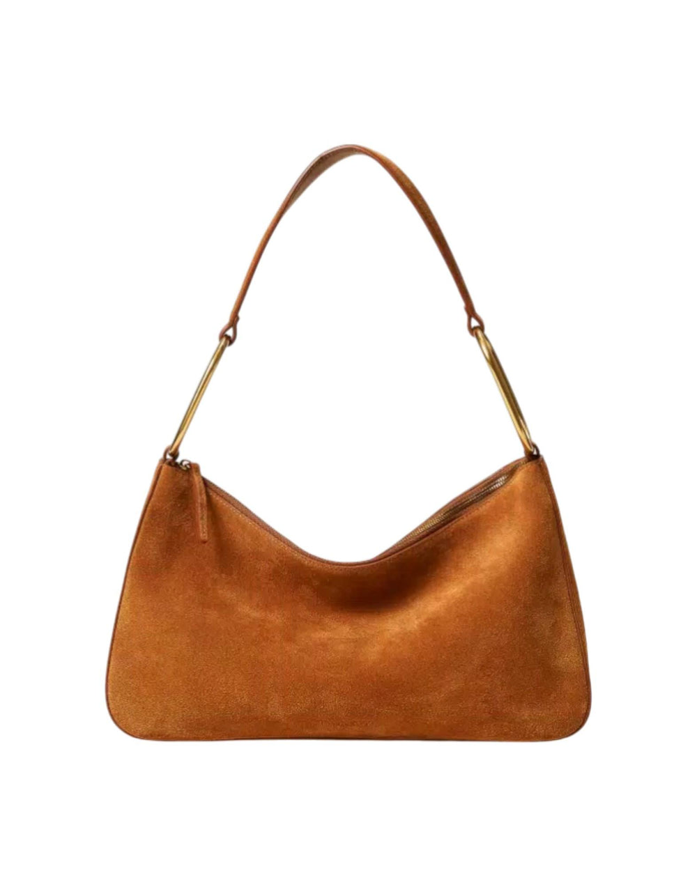 261TB7086 11061 Borsa "Liliane" media in suede con anelli 261TB7086 11061 Twinset 