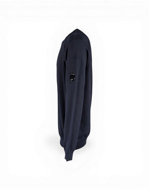 20CMKN183A110560A 888 Cotton Sea Island Crewneck Lens Knit 20CMKN183A110560A 888 C.P. Company 