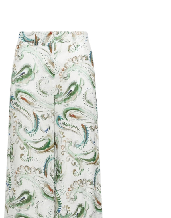 2613131232200 001 Pantalone a palazzo in lino 2613131232200 001 Marella 