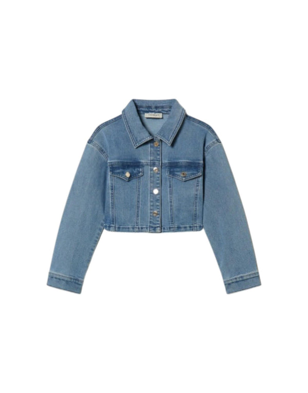 261GJ2080 03451 Giacca cropped in jeans 261GJ2080 03451 Twinset 