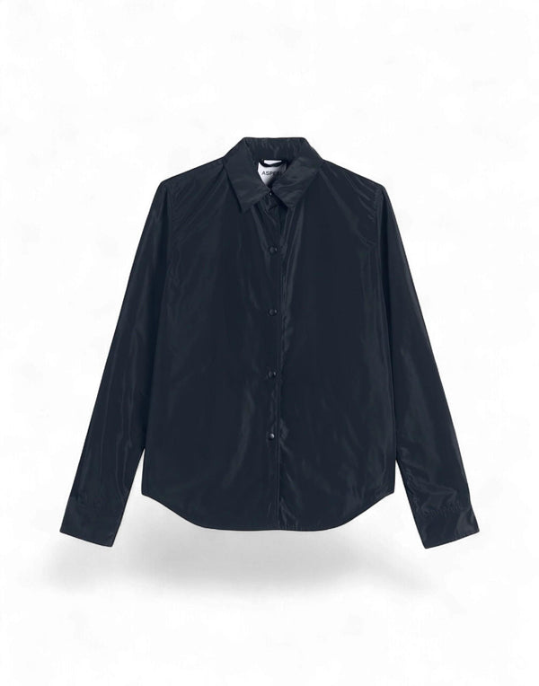 Aspesi Giacca Camicia Poliestere Tecnico Camicia donna blu nero