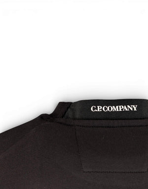 C.P. Company Sweatshirts Crew Neck Felpa girocollo uomo nero immagine 5