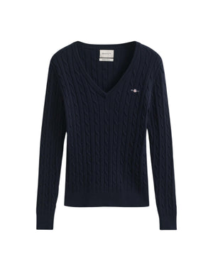 2601.4800101 433 Maglia con scollo a V 2601.4800101 433 Gant 