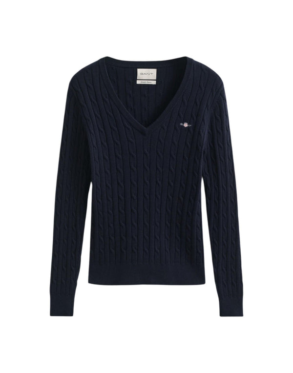 2601.4800101 433 Maglia con scollo a V 2601.4800101 433 Gant 