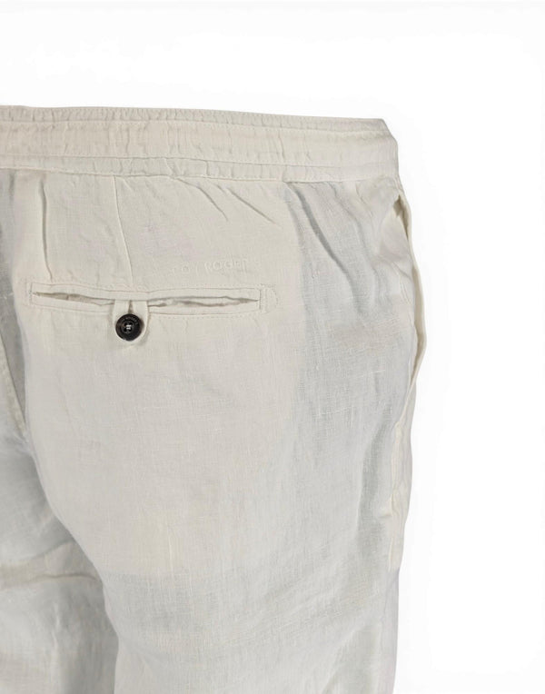 RRU90301P4230569 C0014 Chino MAN Heavy Linen Dyed RRU90301P4230569 C0014 Roy Roger's 