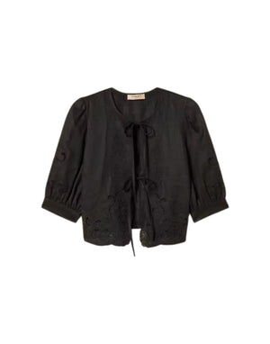 261TT2120 00006 Camicia Lino Sangallo 261TT2120 00006 Twinset 
