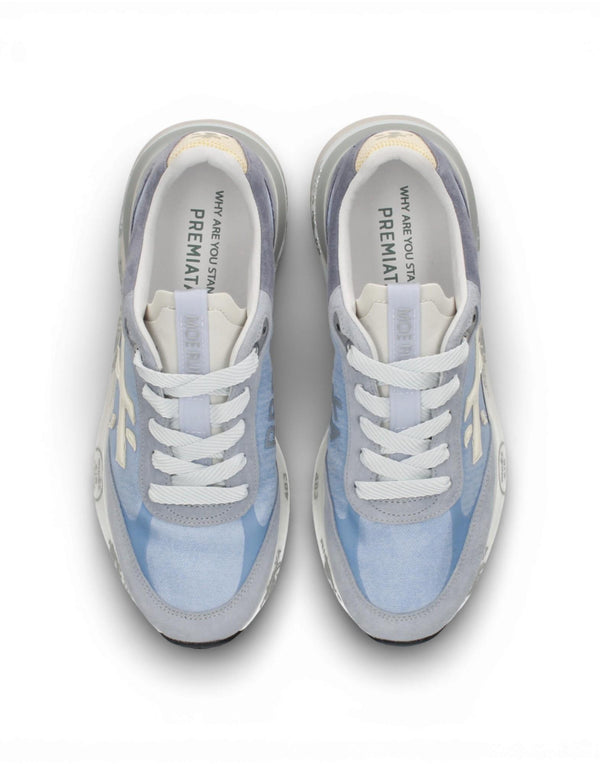 Premiata Moerund 8082 Sneaker donna azzurro immagine 6