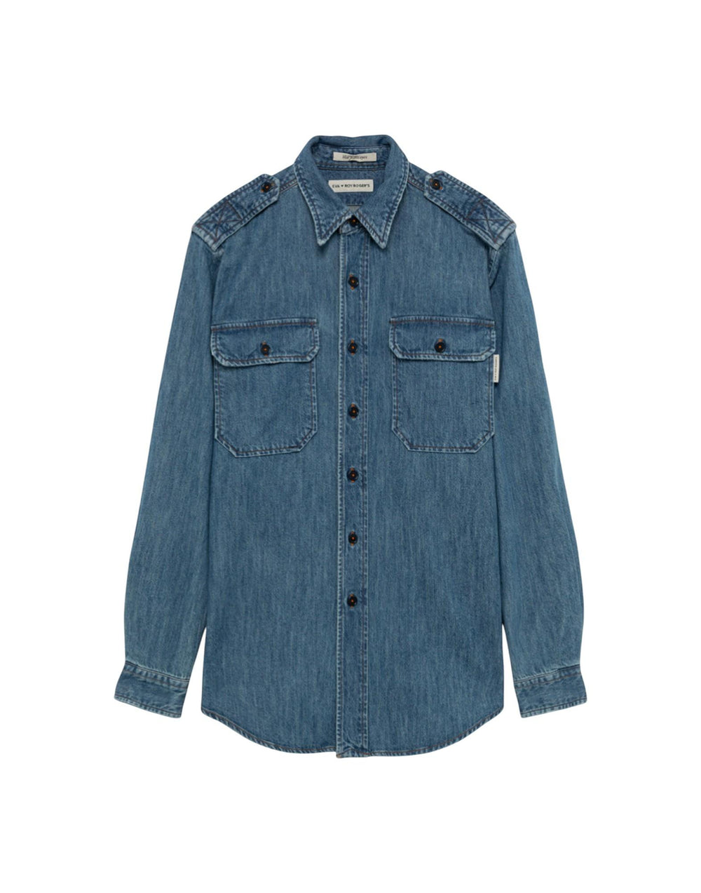 RND90353D7482876 C0999 Camicia Military in denim RND90353D7482876 C0999 Roy Roger's 