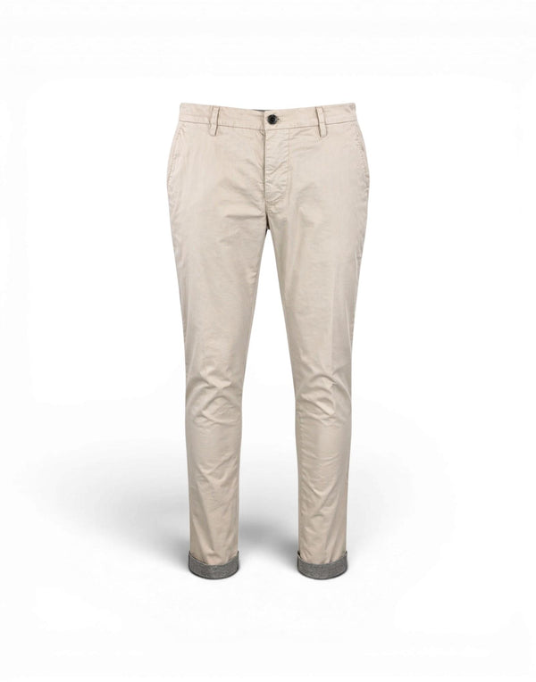 Mason's Milano Style Travel Pantalone chino uomo beige chi.