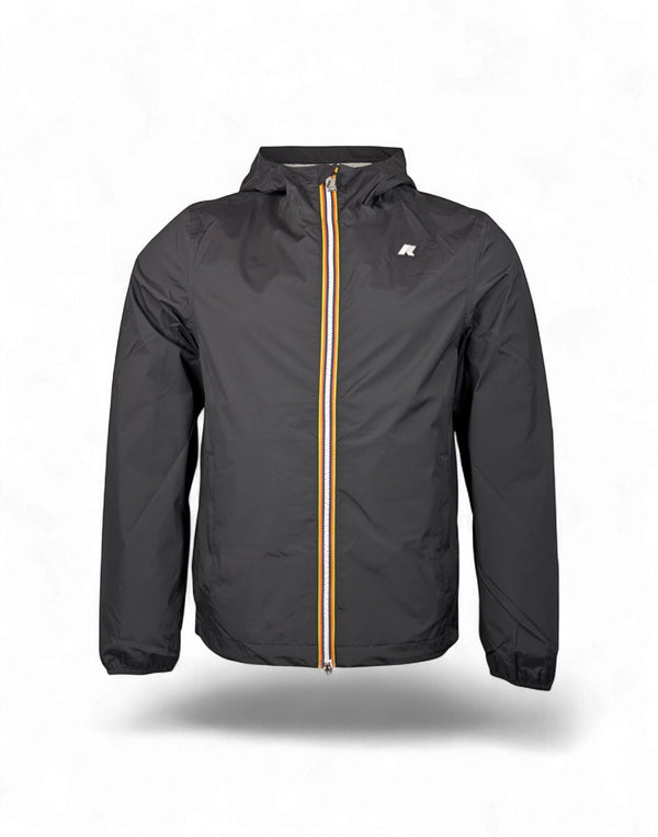 K-Way JACK STRETCH NYLON JERSEY Giubbotto uomo nero