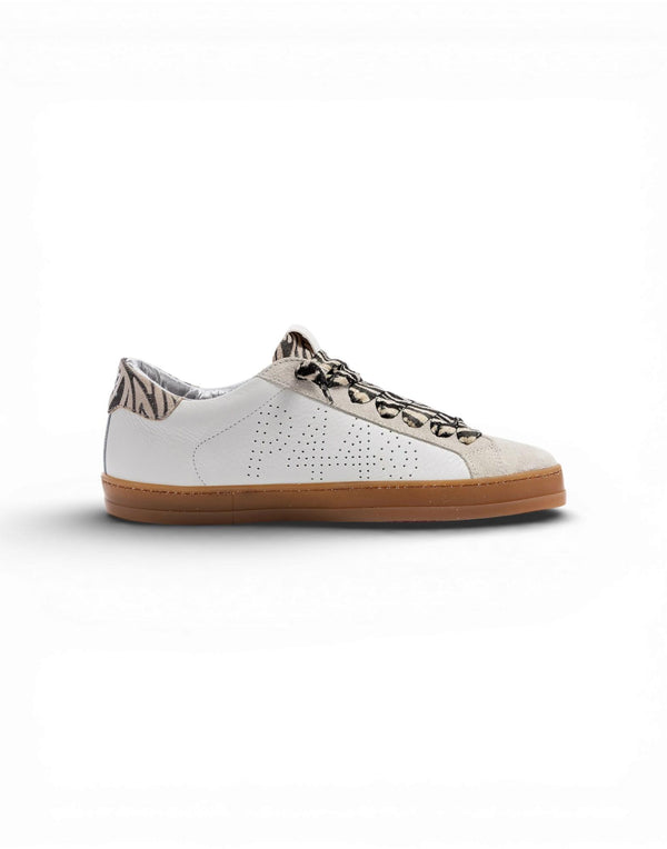 P448 John Zebra White Sneaker donna zeb sab