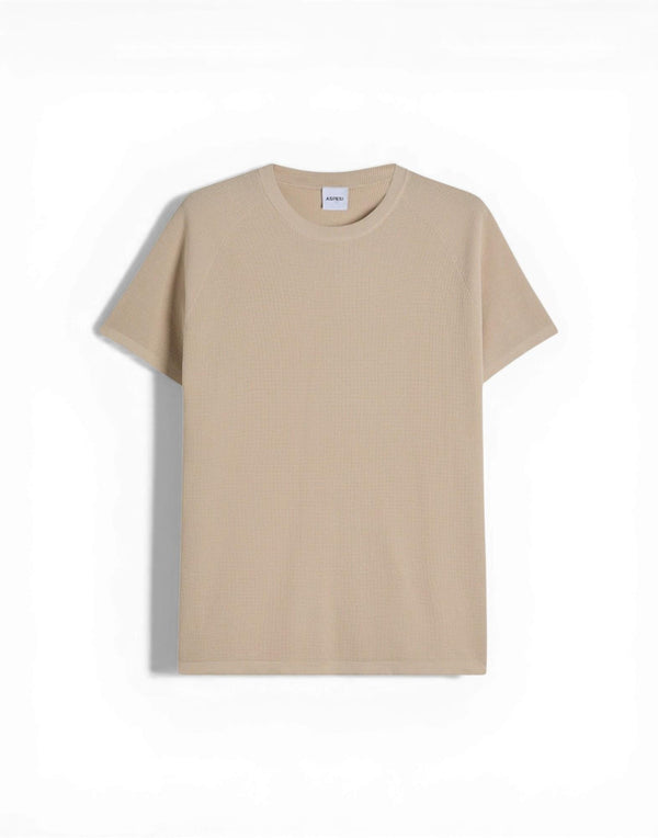 Q M831 D077 10045 Maglia Raglan Micro Waffle Cotone Q M831 D077 10045 Aspesi 