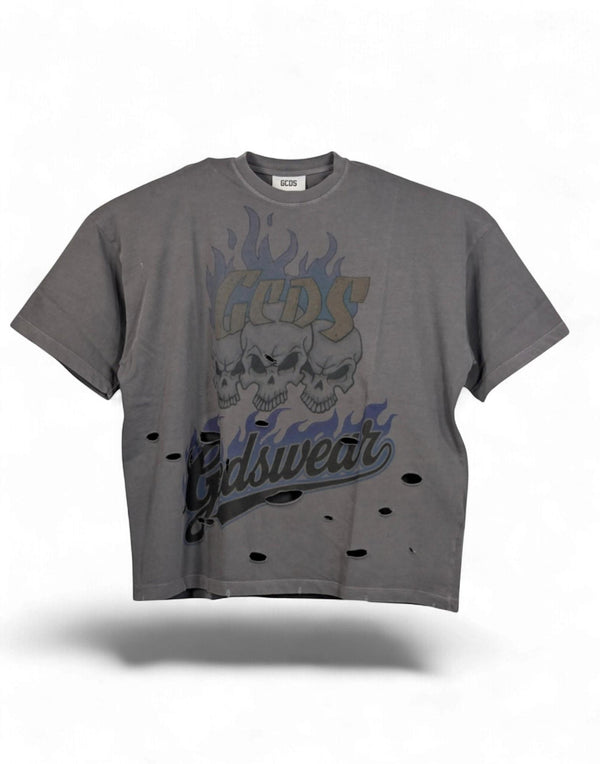 GCDS Riders Print T-shirt uomo