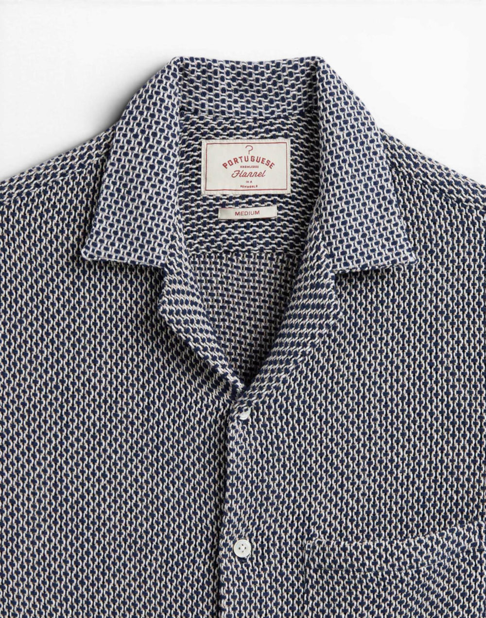 SS26.004 NAVY agora shirt SS26.004 NAVY Portuguese Flannel 