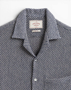 SS26.004 NAVY agora shirt SS26.004 NAVY Portuguese Flannel 