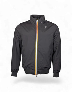 K-Way AMAURY STRETCH NYLON JERSEY Giubbotto uomo nero