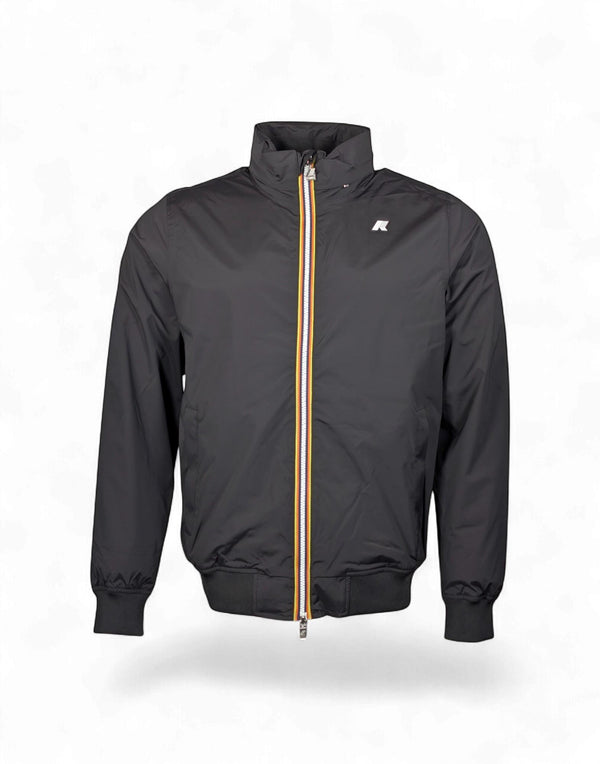 K-Way AMAURY STRETCH NYLON JERSEY Giubbotto uomo nero