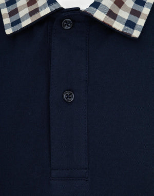 AQUASCUTUM AA_B006_PO006 Polo uomo blu immagine 3