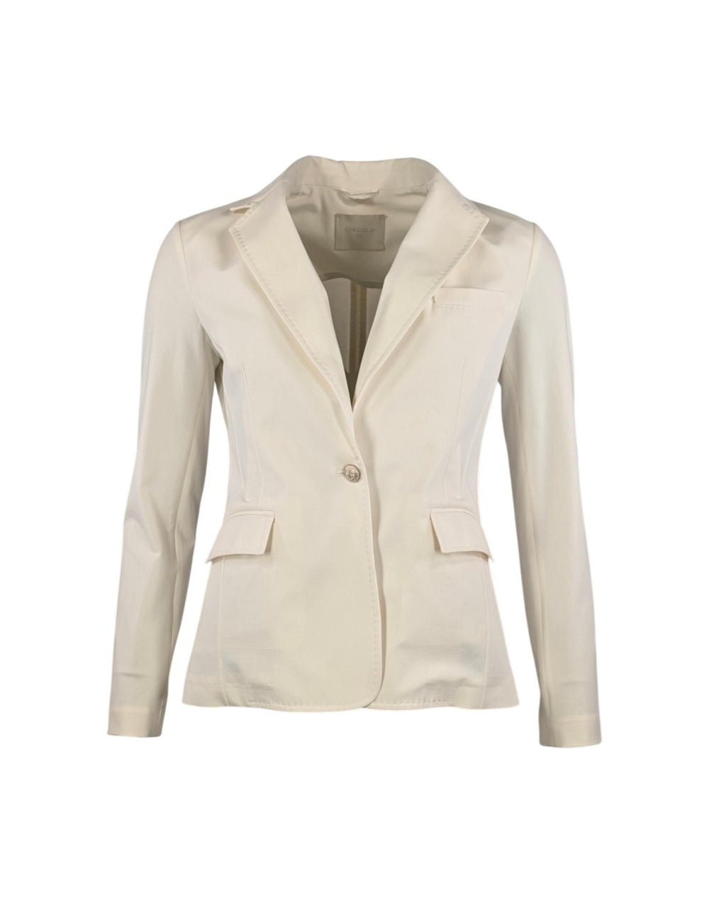 FD3866 Bianco Slim Fit Premium Jersey FD3866 Bianco Circolo 1901 